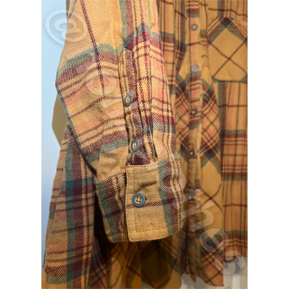 Free People Kalli Plaid Button-down Shirt Flannel XS - Picture 5 of 8